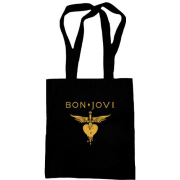 Сумка шопер Bon Jovi gold logo