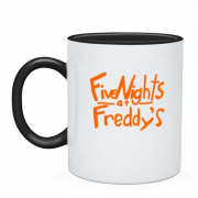 Чашка Five Nights at Freddy’s (надпись)
