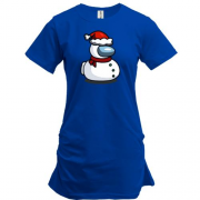 Подовжена футболка з космонавтом "Among Us" у костюмі сніговика