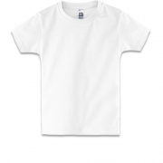 Дитяча біла футболка 