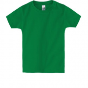 Дитяча зелена футболка "ALLAZY"