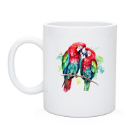 Чашка с парой попугаев (2)
