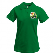 Жіноча футболка-поло з парою туканів
