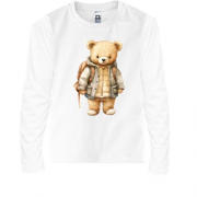 Дитяча футболка з довгим рукавом Ведмедик Тедді з рюкзаком