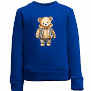 Дитячий світшот Ведмедик Тедді в куртці