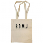 Сумка шопер з логотипом B O M J