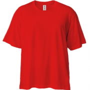 Червона футболка двонитка Oversize "ALLAZY"