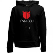 Дитячій худі без флісу FreeBSD
