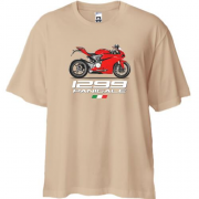 Футболка Oversize с мотоциклом "Ducati1299 Panigale"