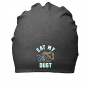 Бавовняна шапка з написом "Eat my dust"