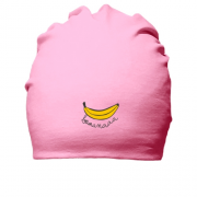 Бавовняна шапка з бананом