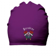 Бавовняна шапка з написом "Paradise"