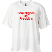 Футболка Oversize Five Nights at Freddy’s BL logo