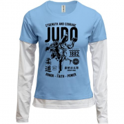 Комбинированный лонгслив Judo постер
