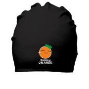 Хлопковая шапка Funny Orange