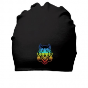 Хлопковая шапка Rainbow Wolf