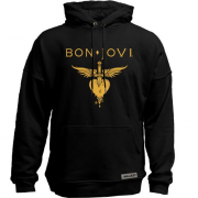 Худи без начеса Bon Jovi gold logo