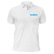 Чоловіча футболка-поло з логотипом Twitter