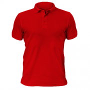 Чоловіча червона футболка-поло "ALLAZY"