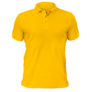Чоловіча жовта футболка-поло "ALLAZY"