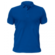 Чоловіча синя футболка-поло "ALLAZY"