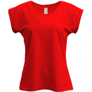 Женская красная футболка PANI "ALLAZY"