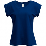 Женская темно синяя футболка PANI "ALLAZY"