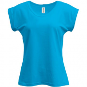Женская голубая футболка PANI "ALLAZY"