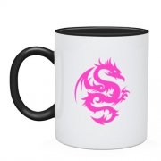 Чашка Розовый дракон