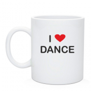 Чашка I love dance