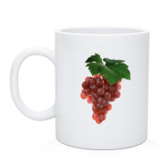 Чашка с гроздью винограда