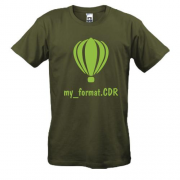 Футболка для дизайнера "my_format.CDR"