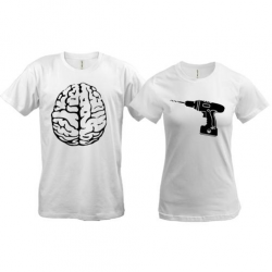 Парні футболки Дриль і мозок