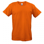 Мужская оранжевая  футболка "ALLAZY"