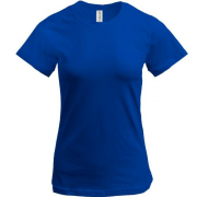 Женская синяя футболка "ALLAZY"