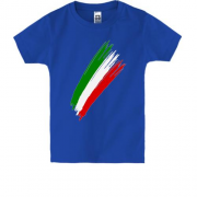 Дитяча футболка з кольорами прапора Італії