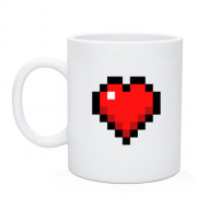 Чашка Minecraft heart