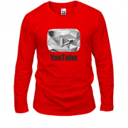 Лонгслів з діамантовим логотипом YouTube