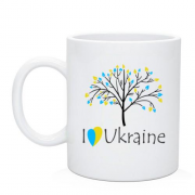 Чашка Я люблю Украину