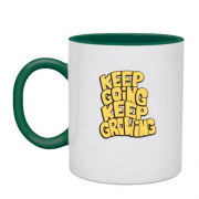 Чашка "Keep going keep Growing"