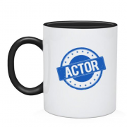 Чашка для актёра с печатью "ACTOR"