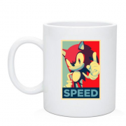 Чашка с артом Speed (Sonic)