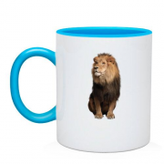 Чашка с большим львом