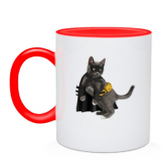 Чашка с чёрным котом - Бэтмен