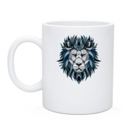 Чашка с дизайнерским львом (1)