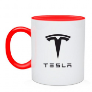 Чашка с лого Tesla
