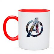 Чашка с логотипом "Мстители"