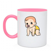 Чашка з маленькою дитиною
