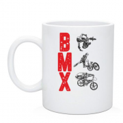 Чашка с надписью "BMX"
