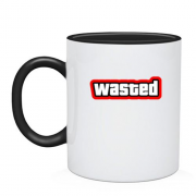 Чашка з написом "wasted"